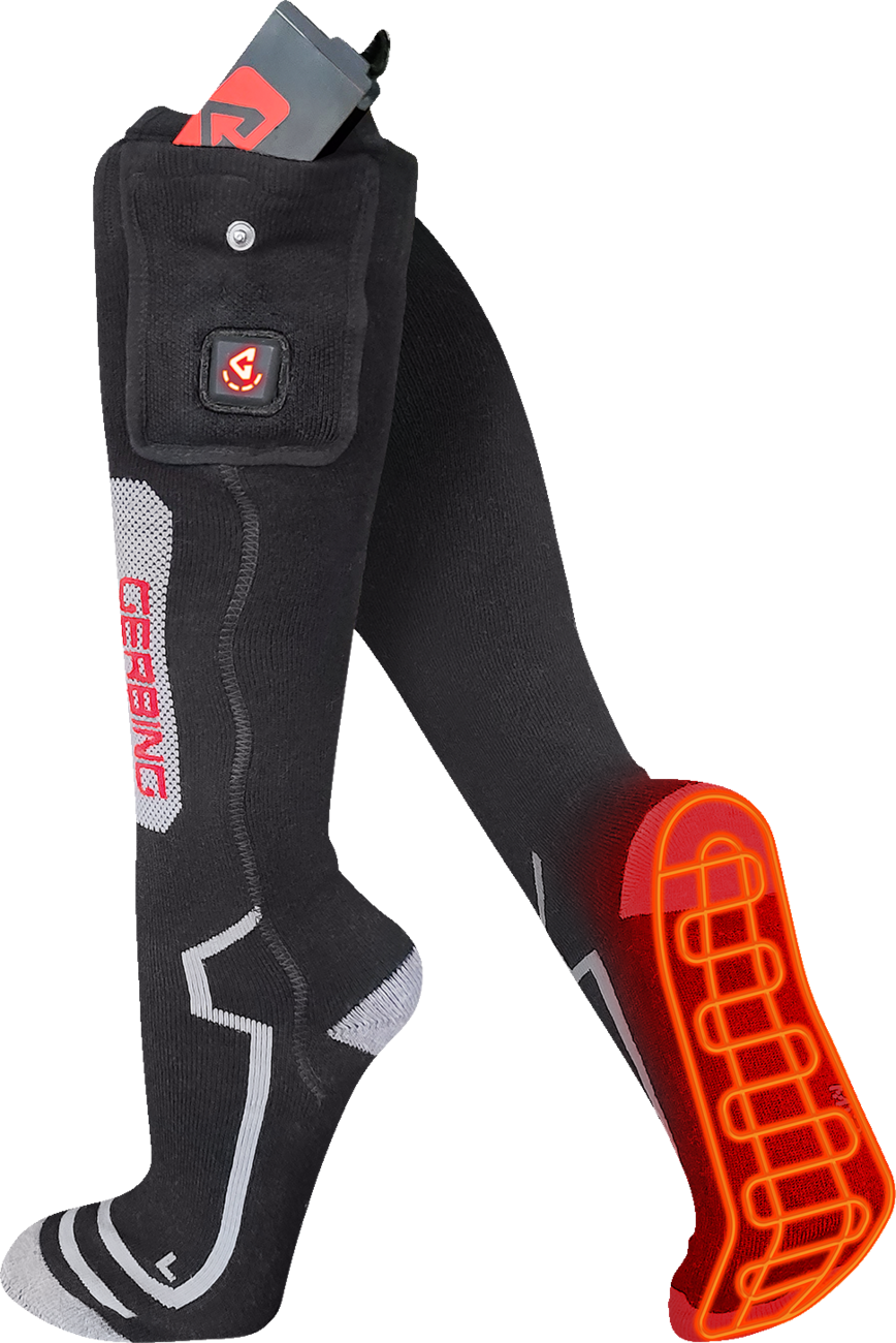 GERBING HEATED CLOTHING 7V Wool Heated Socks - Large/XL GER-SK-7V-W-L-XL