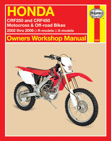 HAYNES Manual - Honda - CRF250/450 M2630