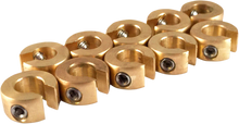 NO-MAR Wheel Weights - 1/4 oz - Brass - 10 Pack WT-SPK10BR-25