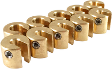 NO-MAR Wheel Weights - 1/2 oz - Brass - 10 Pack WT-SPK10BR-50