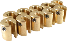 NO-MAR Wheel Weights - 3/4 oz - Brass - 10 Pack WT-SPK10BR-75