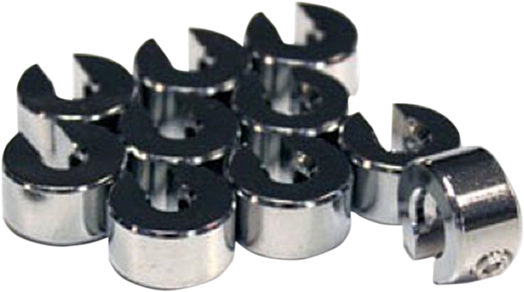 NO-MAR Wheel Weights - 1/4 oz - Chrome - 10 Pack WT-SPK10CH-25