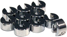 NO-MAR Wheel Weights - 1/4 oz - Chrome - 10 Pack WT-SPK10CH-25