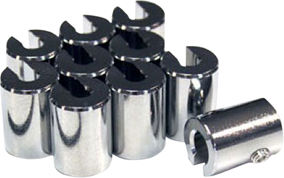NO-MAR Wheel Weights - 3/4 oz - Chrome - 10 Pack WT-SPK10CH-75