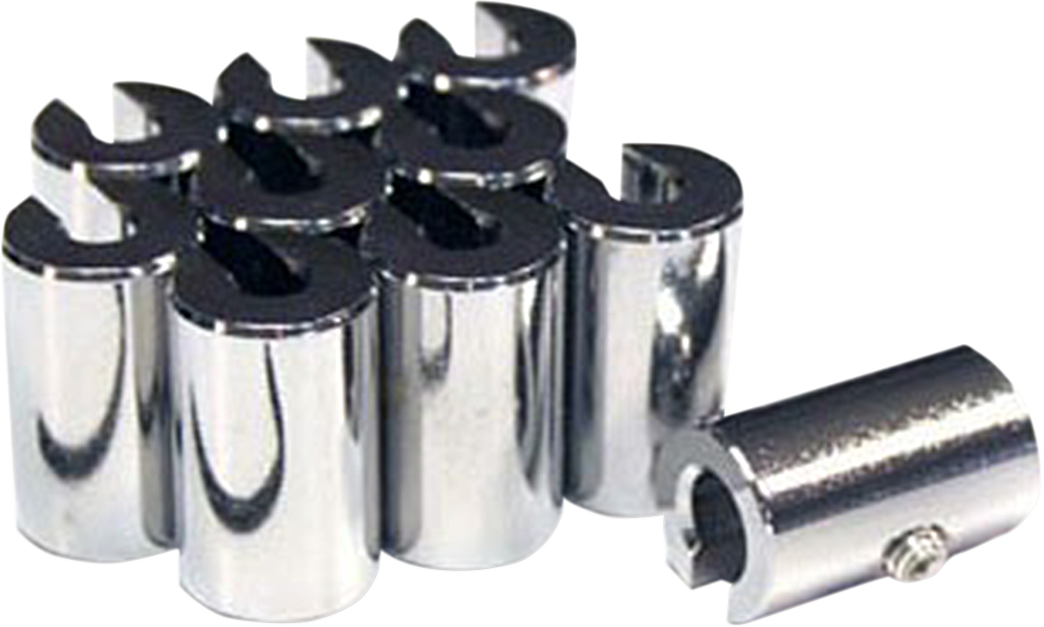 NO-MAR Wheel Weights - 1 oz - Chrome - 10 Pack WT-SPK10CH-1