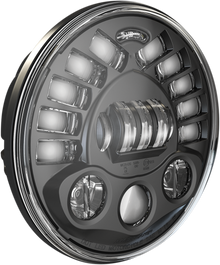 J.W. SPEAKER Adaptive 2 LED Headlight - 7" Pedestal Mount - Black 0555071