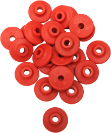 FAST-TRAC Extra Large Backer Plates - Red - Round - 96 Pack 605RR-96