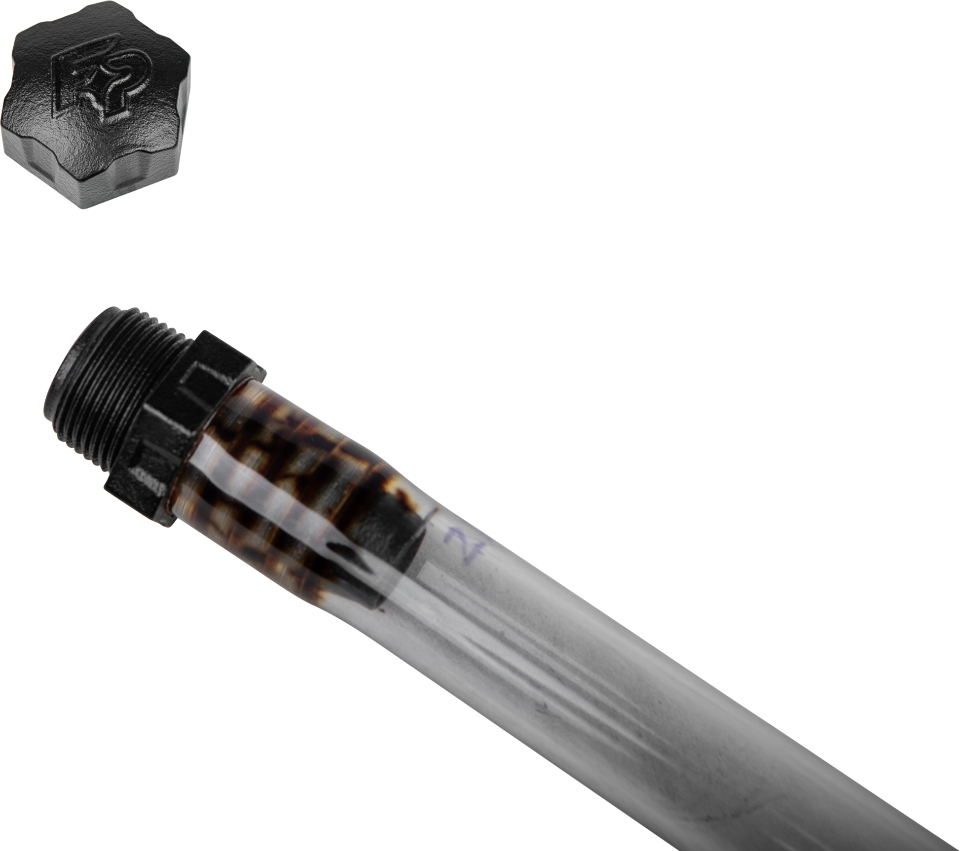 Filler Hose Screw Cap Black