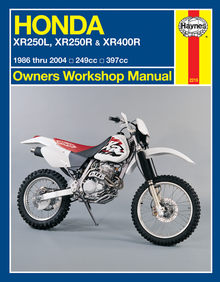 HAYNES Manual - Honda - XR250R / 250L / 400R M2219