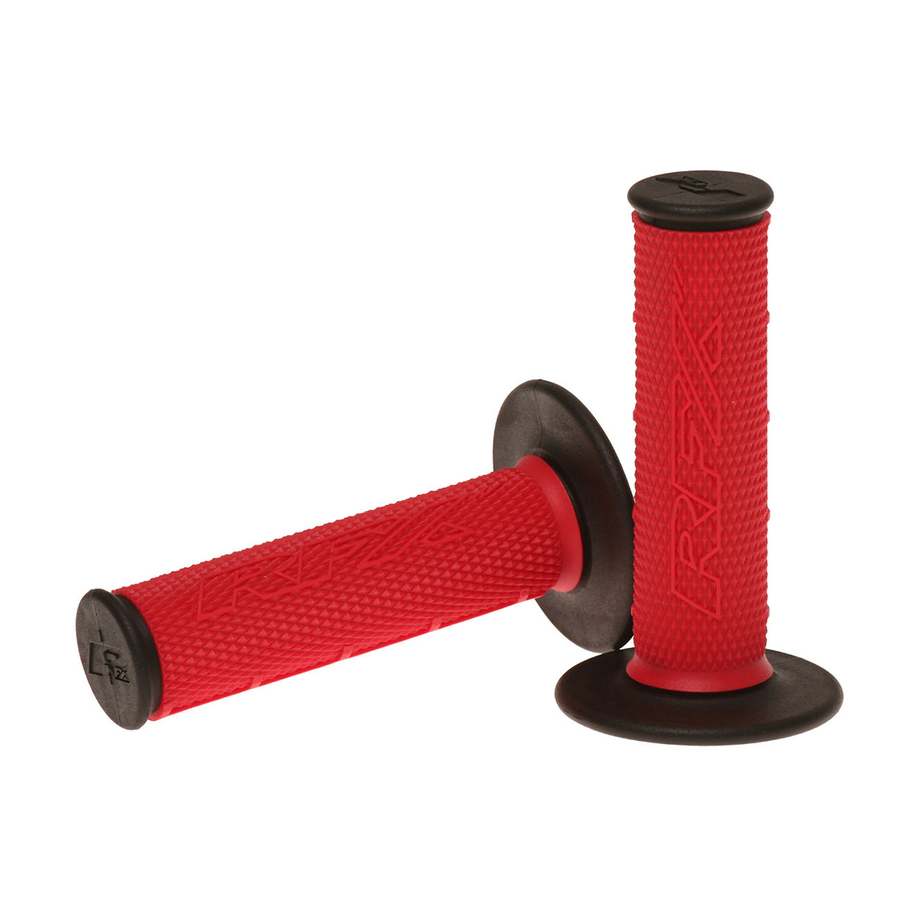 Dual Compound Grips Red With Black Ends