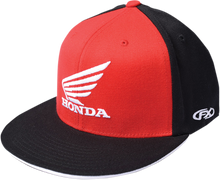 FACTORY EFFEX Honda Big Wing Flexfit® Hat - Red/Black - Small/Medium 15-88344