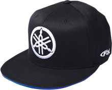 FACTORY EFFEX Yamaha Fork Flexfit® Hat - Black/Royal - Large/XL 17-88292