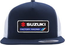FACTORY EFFEX Suzuki Factory Hat - Navy/White 22-86404