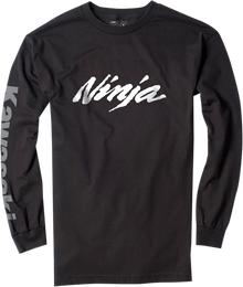 FACTORY EFFEX Kawasaki Ninja Long Sleeve T-Shirt - Black - 2XL 17-87118