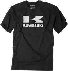 FACTORY EFFEX Kawasaki Flying-K T-Shirt - Heather Charcoal - Medium 22-87112