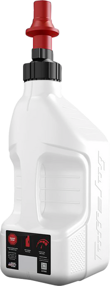 TUFF JUG Tuff Jug - Container - with View Strip/Ripper Cap - White - 2.7 US gal WURRVS10