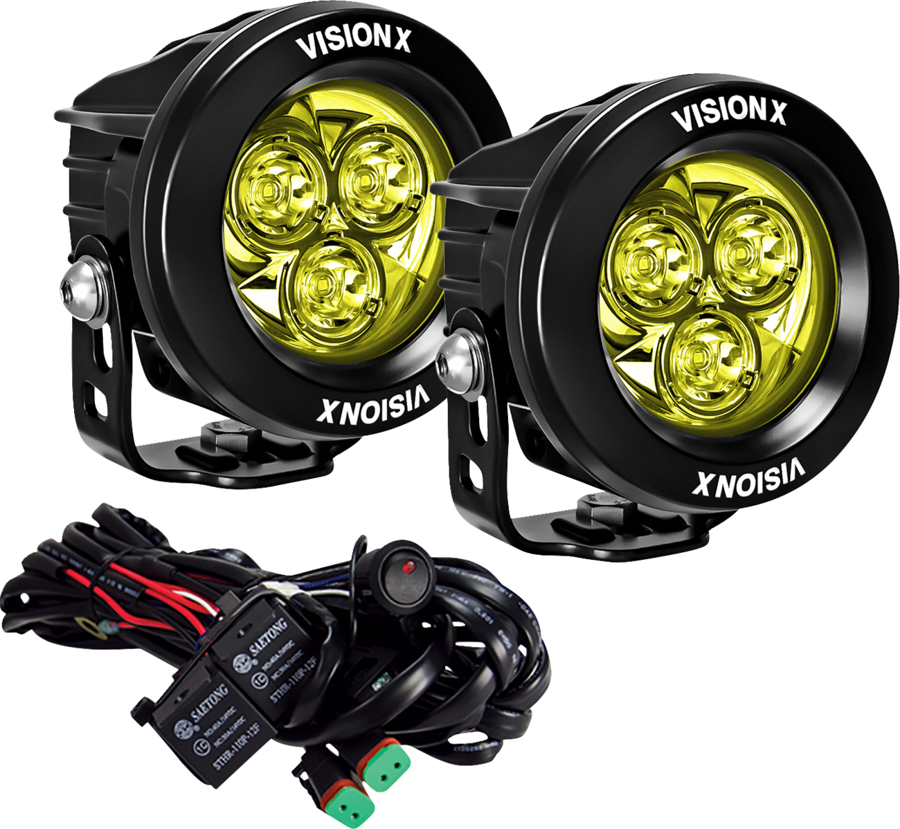 Vision X Light Cannon - CG2 - 3-3/4" - Multi LED - Selective Yellow Lens 9945811