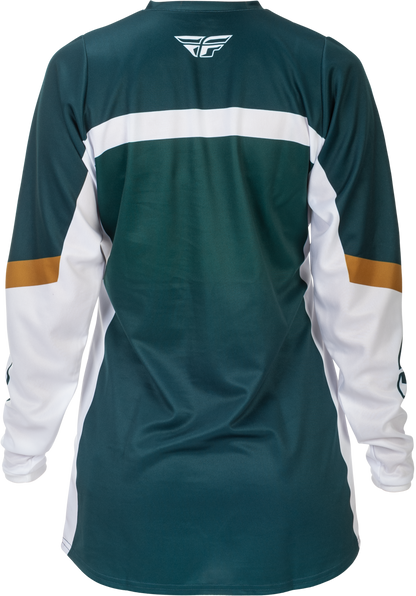 Women's F 16 Jersey Teal/White/Gold Xl