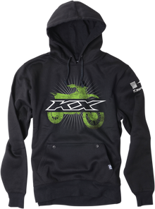 FACTORY EFFEX Youth Kawasaki Hoodie - Black - Large 19-83124