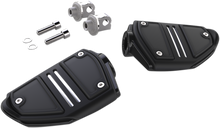 CIRO Twin Rail Foot Pegs - With Mount - Black 61425