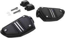 CIRO Twin Rail Foot Pegs - With Mount - Black 61426