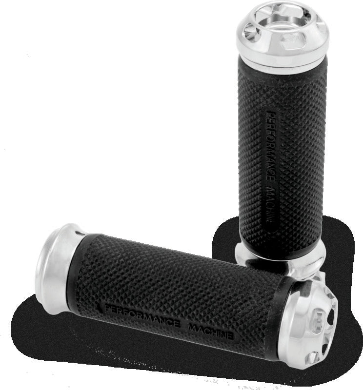 Performance Machine Handle Grip Set - Apex TBW - Chrome