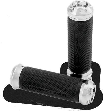 Performance Machine Handle Grip Set - Apex TBW - Chrome