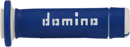 DOMINO ATV Grips - Blue/White A18041C4648A7-0