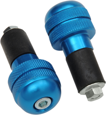 K&S TECHNOLOGIES Anti-Vibration Handlebar End - Blue 15-6001