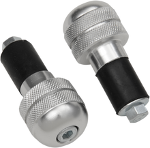 K&S TECHNOLOGIES Anti-Vibration Handlebar End - Silver 15-6002