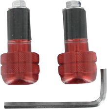 K&S TECHNOLOGIES Anti-Vibration Handlebar End - Red 15-6006