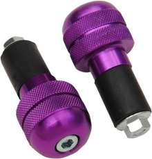 K&S TECHNOLOGIES Anti-Vibration Handlebar End - Purple 15-6007