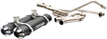 TRINITY RACING Dual Exhaust - Black TR-4112D-BK