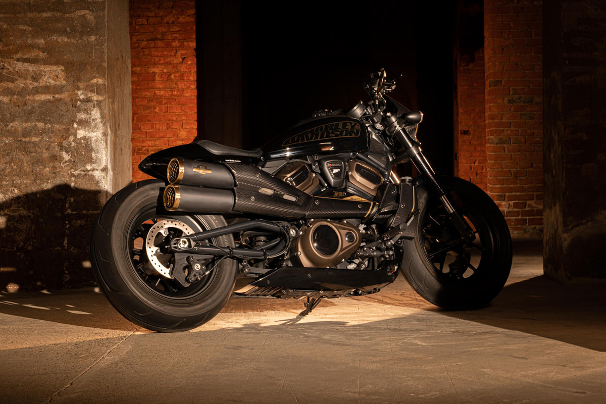 Zard 120th ANNIVERSARY LIMITED EDITION Top Gun Exhaust for Harley Davidson Sportster S 1250