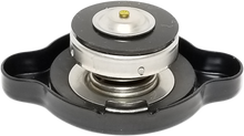 K&S TECHNOLOGIES High Pressure Radiator Cap - Black - Black Seal - 30 PSI 58-1021BK