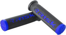 RISK RACING Grips - Fusion 2.0 - ATV - Blue 00290