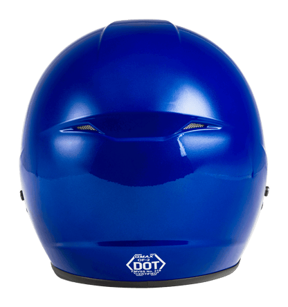 Of 2 Open Face Helmet Blue Sm