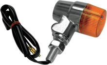 K&S TECHNOLOGIES Marker Light - Single Filament - Amber/Aluminum 25-8602