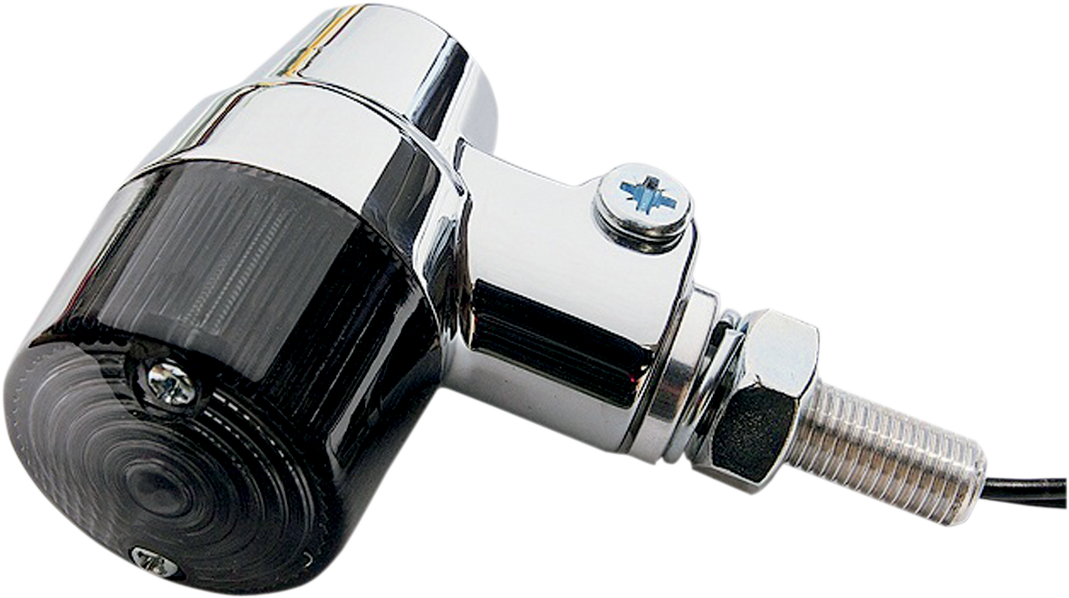 K&S TECHNOLOGIES Marker Light - Single Filament - Smoke/Chrome 25-8604