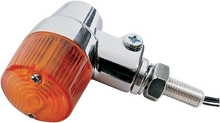 K&S TECHNOLOGIES Marker Light - Dual Filament - Amber/Chrome 25-8607