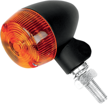 K&S TECHNOLOGIES Marker Light - Single Filament - Black/Amber - Style 1 25-8320BK