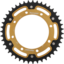 SUPERSPROX Stealth Rear Sprocket - 43 Tooth - Gold - Kawasaki RST-487-43-GLD