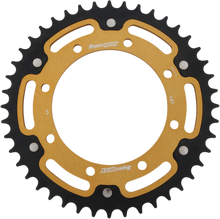 SUPERSPROX Stealth Rear Sprocket - 44 Tooth - Gold - Kawasaki RST-487-44-GLD