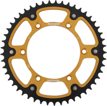 SUPERSPROX Stealth Rear Sprocket - 49 Tooth - Gold - Kawasaki/Suzuki RST-808-49-GLD