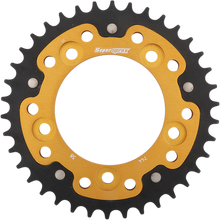 SUPERSPROX Stealth Rear Sprocket - 38 Tooth - Gold - Ducati RST-744-38-GLD