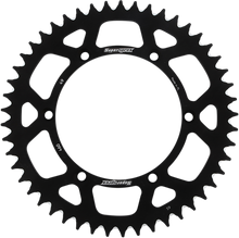 SUPERSPROX Rear Sprocket - Black - Kawasaki/Suzuki - 49 Tooth RAL-460-49-BLK