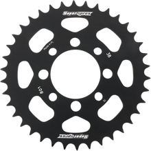 SUPERSPROX Rear Sprocket - Black - Kawasaki/Suzuki - 38 Tooth RAL-801-38-BLK