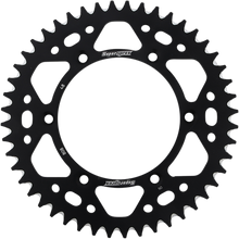 SUPERSPROX Rear Sprocket - Black - Kawasaki/Suzuki - 48 Tooth RAL-808-48-BLK