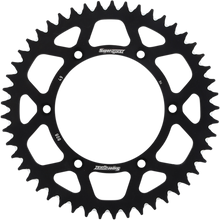 SUPERSPROX Rear Sprocket - Black - Kawasaki - 49 Tooth RAL-808-49-BLK