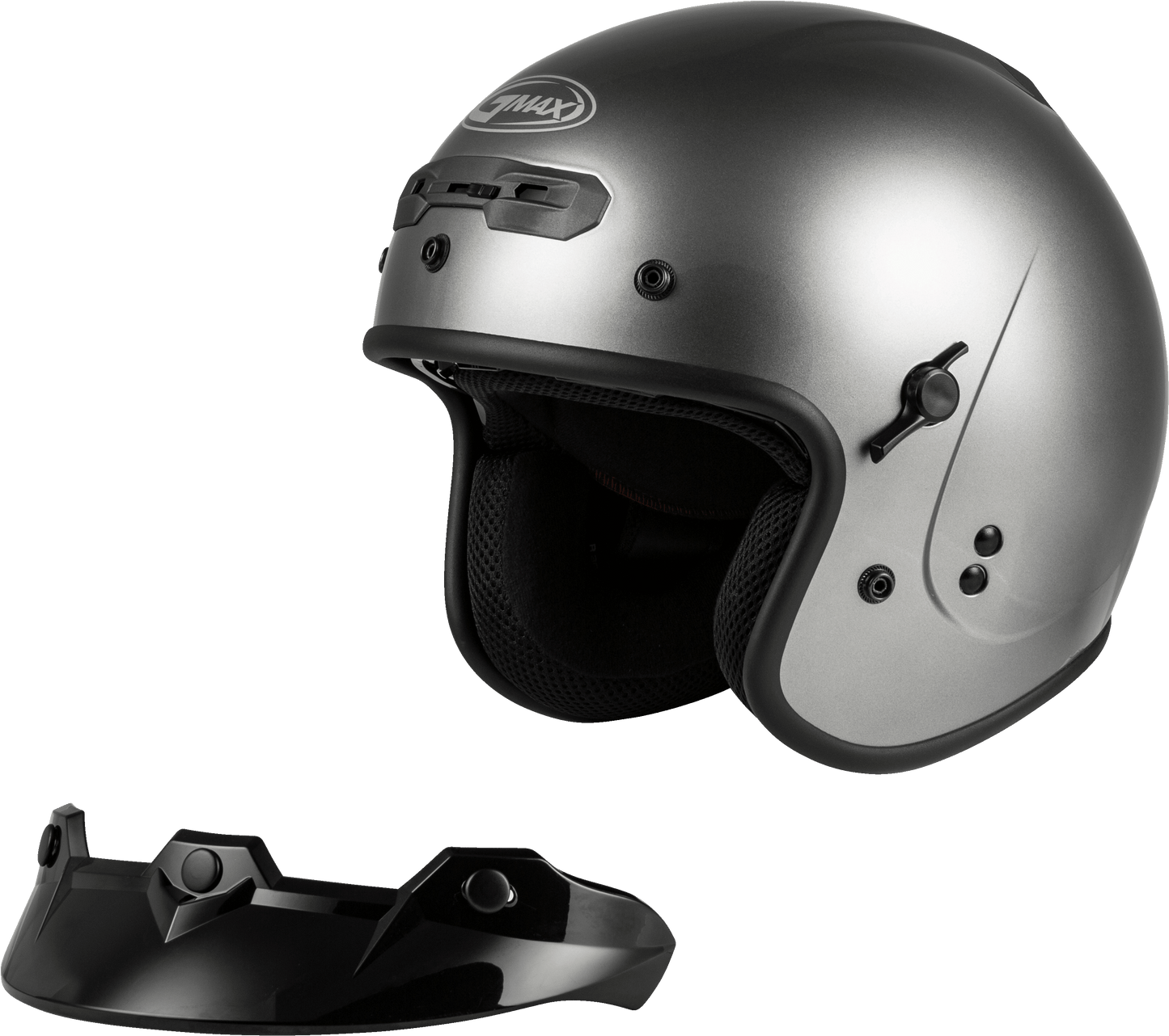 Gm 32 Open Face Helmet Titanium Xs